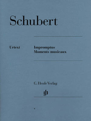 G. Henle Verlag - Impromptus and Moments musicaux - Schubert/Gieseking - Piano - Book