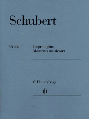 G. Henle Verlag - Impromptus and Moments musicaux - Schubert/Gieseking - Piano - Book