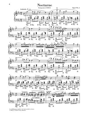 Nocturne E flat major op. 9 no. 2 - Chopin /Zimmermann /Theopold - Piano - Sheet Music