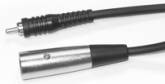 Link Audio - Link Audio RCA to XLR-M Cable - 10 foot