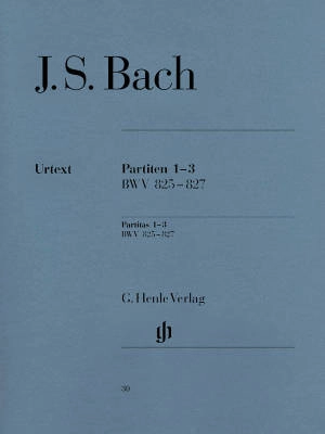 Partitas 1-3, BWV 825-827 - Bach/Steglich/Theopold - Piano - Book