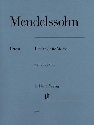 G. Henle Verlag - Songs without words - Mendelssohn /Herttrich /Theopold - Piano - Book