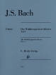 G. Henle Verlag - The Well-Tempered Clavier Part I BWV 846-869 (Without Fingering) - Bach\/Heinemann - Piano - Book