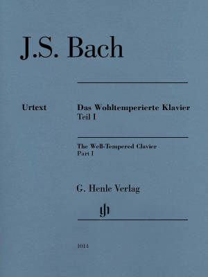 The Well-Tempered Clavier Part I BWV 846-869 (Without Fingering) - Bach/Heinemann - Piano - Book