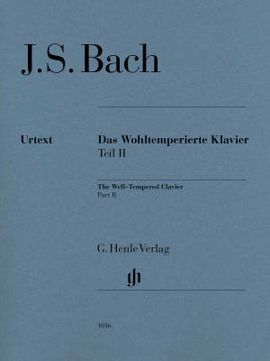 G. Henle Verlag - The Well-Tempered Clavier Part II BWV 870-893 (Without Fingering) - Bach/Tomita - Piano - Book
