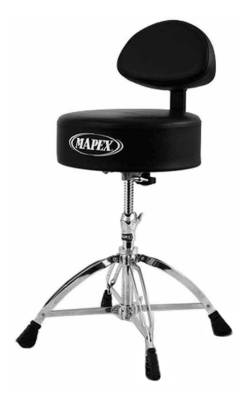 Mapex - Four-Leg Round-Seat Throne with Backrest