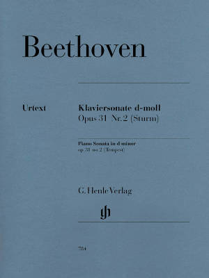 G. Henle Verlag - Piano Sonata no. 17 d minor op. 31 no. 2 (Tempest) - Beethoven/Gertsch/Perahia - Piano - Sheet Music