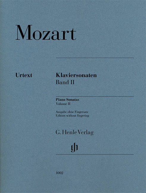 Piano Sonatas, Volume II (Without Fingering) - Mozart/Seiffert/Herttrich - Piano - Book