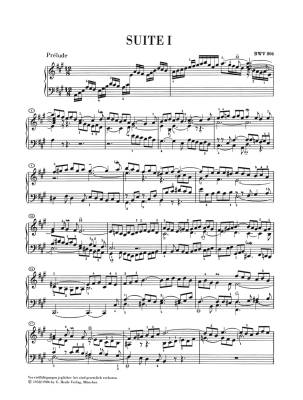 English Suites BWV 806-811 (With Fingering) - Bach/Steglich/Theopold - Piano - Book