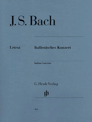 G. Henle Verlag - Italian Concerto BWV 971 - Bach/Steglich/Theopold - Piano - Book