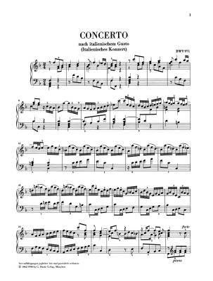 Italian Concerto BWV 971 - Bach/Steglich/Theopold - Piano - Book