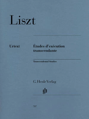 G. Henle Verlag - Transcendental Studies - Liszt/Heinemann - Piano - Book