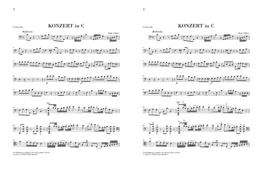 Violoncello Concerto C major Hob. VIIb:1 - Haydn/Gerlach - Cello/Piano - Sheet Music