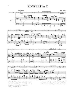 Violoncello Concerto C major Hob. VIIb:1 - Haydn/Gerlach - Cello/Piano - Sheet Music