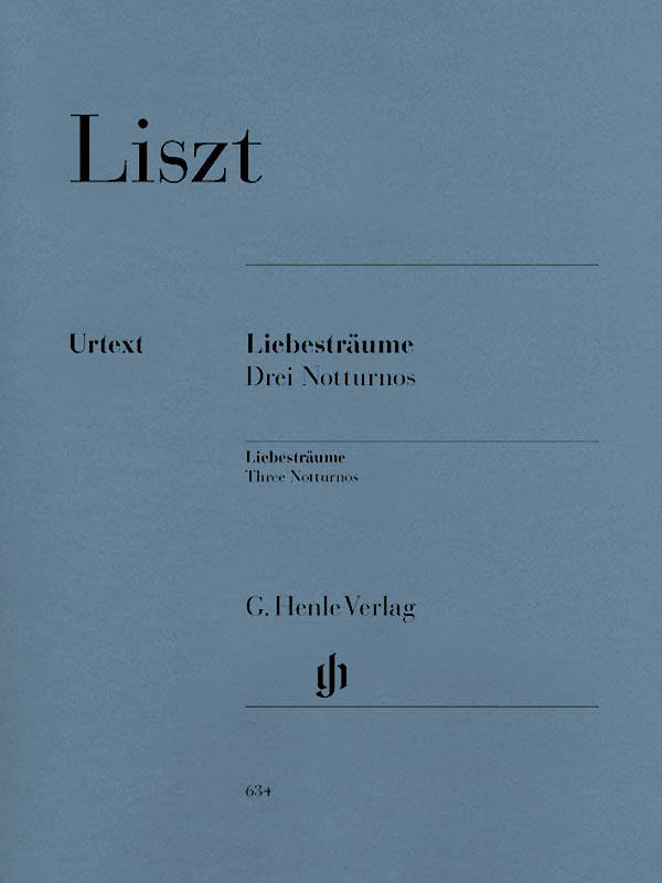 Liebestraume, 3 Notturnos - Liszt /Heinemann /Schilde - Piano - Book