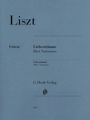 G. Henle Verlag - Liebestraume, 3 Notturnos - Liszt /Heinemann /Schilde - Piano - Book