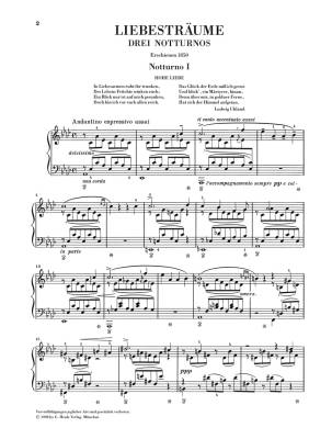Liebestraume, 3 Notturnos - Liszt /Heinemann /Schilde - Piano - Book