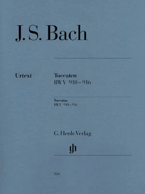 G. Henle Verlag - Toccatas BWV 910-916 (With Fingerings) - Bach/Steglich/Theopold - Piano - Book