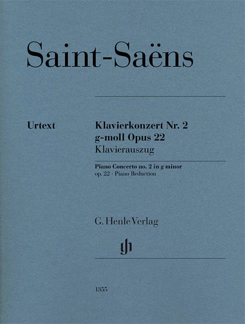 Piano Concerto no. 2 in g minor op. 22 - Saint-Saens/Jost - Piano/Piano Reduction (2 Pianos, 4 Hands) - Book