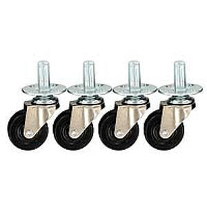 Casters with Hardware - Set Of 4
