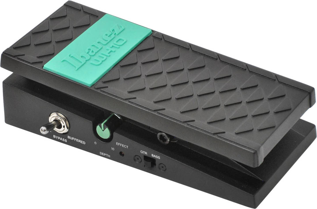 WH10V3 Guitar and Bass Wah Pedal with Switchable Bypass and Gain Adjustment