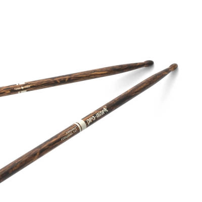 Classic 747 FireGrain Wood Tip Hickory Drumsticks