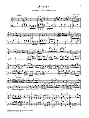 Two Easy Piano Sonatas nos. 19 and 20, op. 49 - Beethoven/Gertsch/Perahia - Piano - Sheet Music