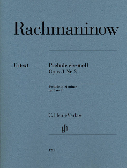 Prelude c sharp minor op. 3 no. 2 - Rachmaninoff /Rahmer /Hamelin - Piano - Sheet Music