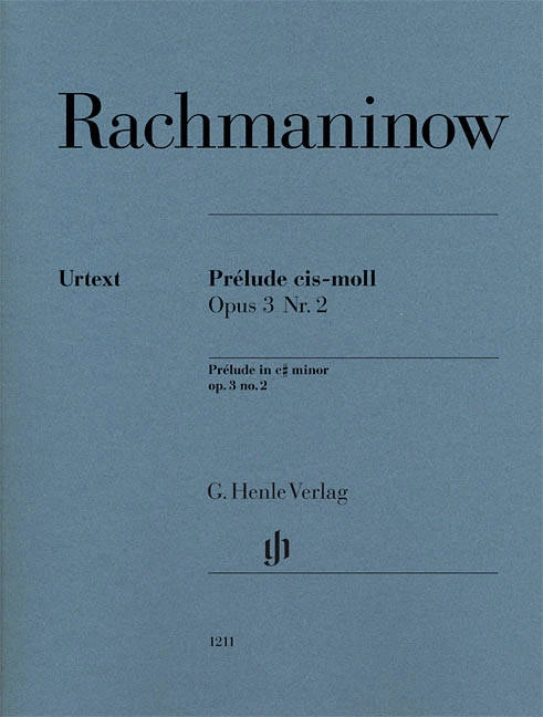 Prelude c sharp minor op. 3 no. 2 - Rachmaninoff /Rahmer /Hamelin - Piano - Sheet Music