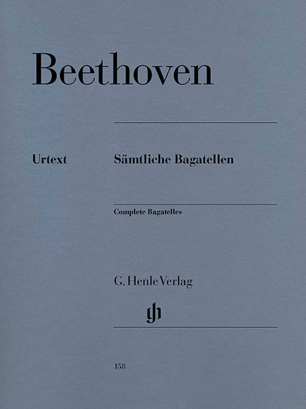 Complete Bagatelles - Beethoven/Irmer/Lampe - Piano - Book