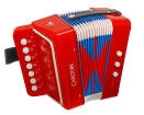 Carlton - Childrens Diatonic Button Accordion - Red