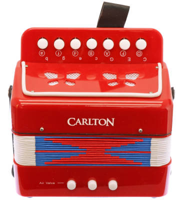 Children\'s Diatonic Button Accordion - Red