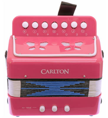 Children\'s Diatonic Button Accordion - Pink