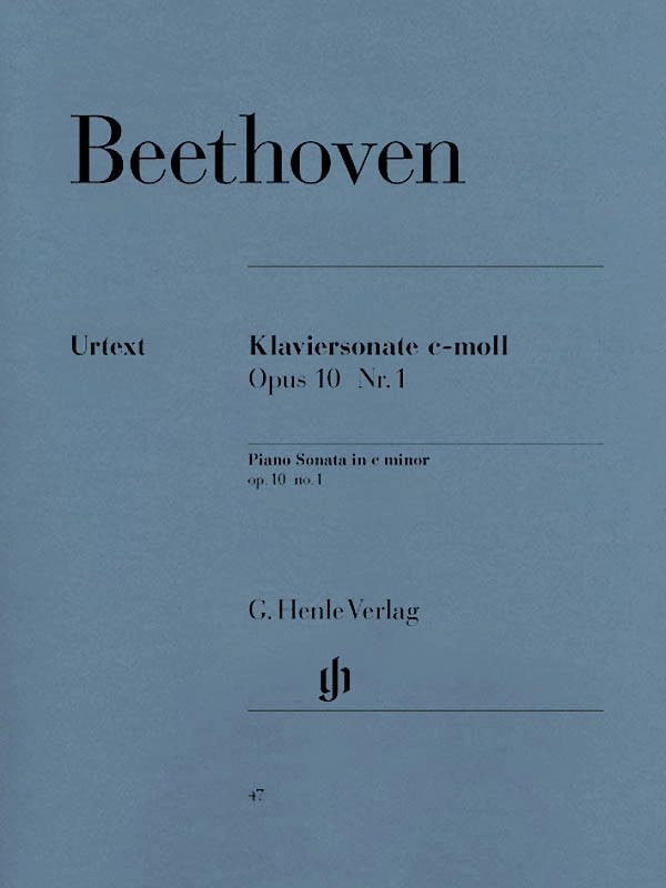 Piano Sonata no. 5 c minor op. 10 no. 1 - Beethoven/Wallner/Hansen - Piano - Sheet Music