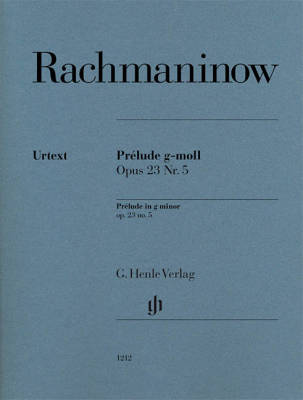 G. Henle Verlag - Prelude g minor op. 23 no. 5 - Rachmaninoff /Rahmer /Hamelin - Piano - Sheet Music