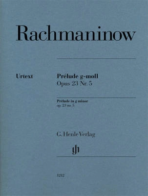 G. Henle Verlag - Prelude g minor op. 23 no. 5 - Rachmaninoff /Rahmer /Hamelin - Piano - Sheet Music