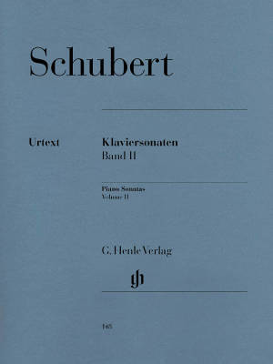 G. Henle Verlag - Sonates pour piano, Volume II - Schubert/Mies/Theopold - Piano - Livre