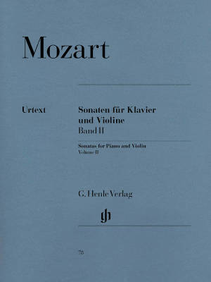 G. Henle Verlag - Violin Sonatas, Volume II - Mozart/Seiffert/Rohrig - Violin/Piano - Book