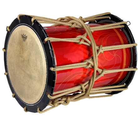 Remo - Katsugi Okedaiko Rope Tuned Drum - Red Dragon - 20x13.5