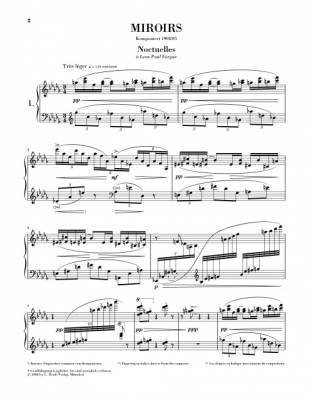 Miroirs - Ravel/Jost - Piano - Book