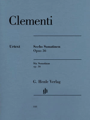 G. Henle Verlag - Six Piano Sonatinas op. 36 - Clementi/Heinemann - Piano - Book
