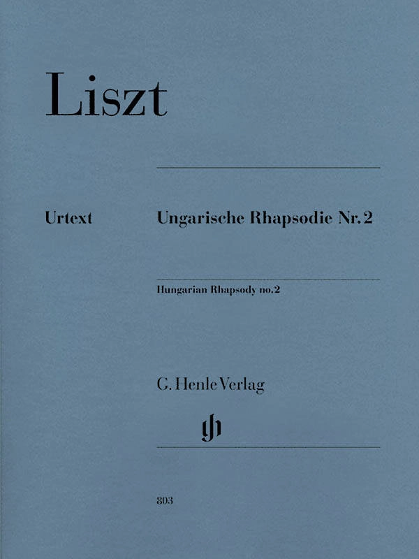 Hungarian Rhapsody no. 2 - Liszt /Herttrich /Groethuysen - Piano - Book