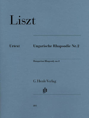 G. Henle Verlag - Hungarian Rhapsody no. 2 - Liszt /Herttrich /Groethuysen - Piano - Book