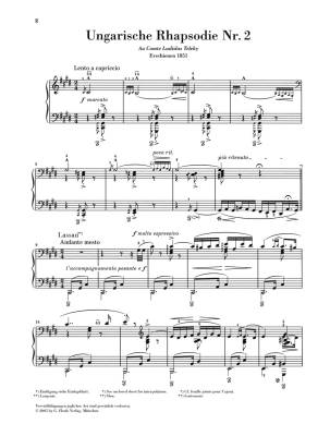 Hungarian Rhapsody no. 2 - Liszt /Herttrich /Groethuysen - Piano - Book