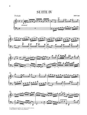 English Suites 4-6, BWV 809-811 (With Fingering) - Bach/Steglich/Theopold - Piano - Book
