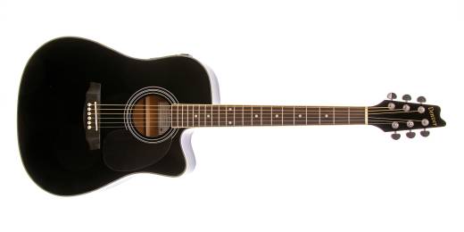 Acoustic/Electric Steel String Guitar - Black
