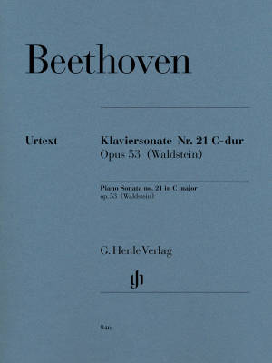 G. Henle Verlag - Piano Sonata no. 21 C major op. 53 (Waldstein) - Beethoven/Gertsch/Perahia - Piano - Book