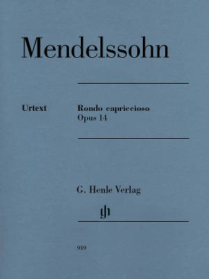 G. Henle Verlag - Rondo capriccioso op. 14 - Mendelssohn /Scheideler /Theopold - Piano - Book