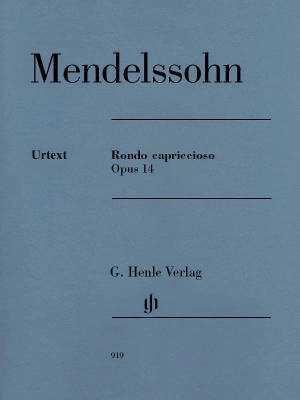 G. Henle Verlag - Rondo capriccioso op. 14 - Mendelssohn /Scheideler /Theopold - Piano - Book