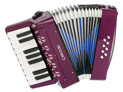 Carlton - Childrens Chromatic Piano Accordion - Purple